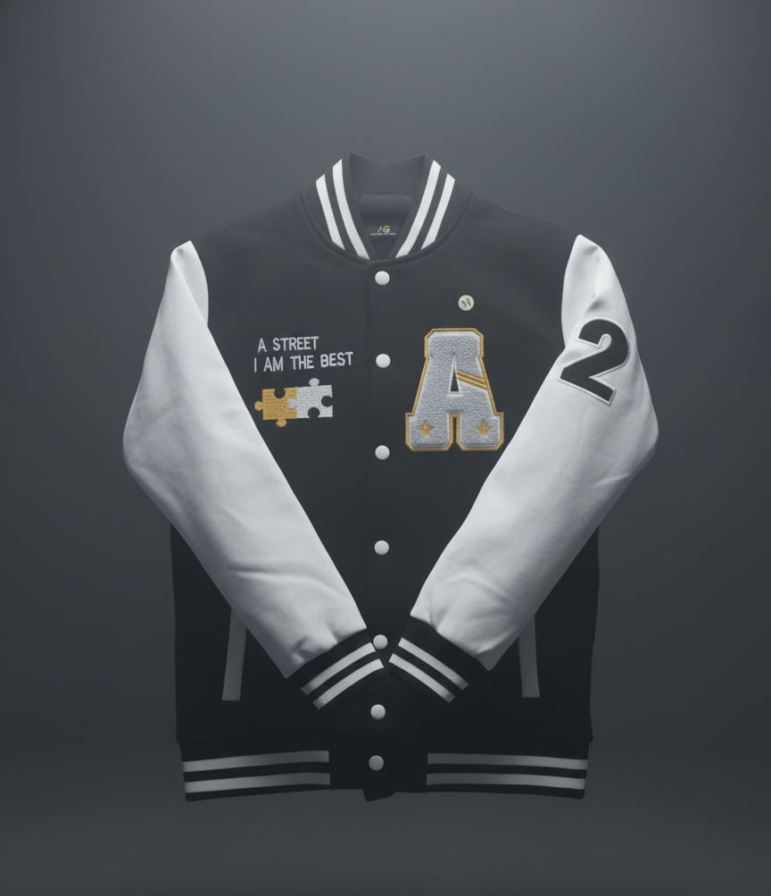 Premium Varsity Jacket for Men | Heavy 350+ GSM Winter Edition