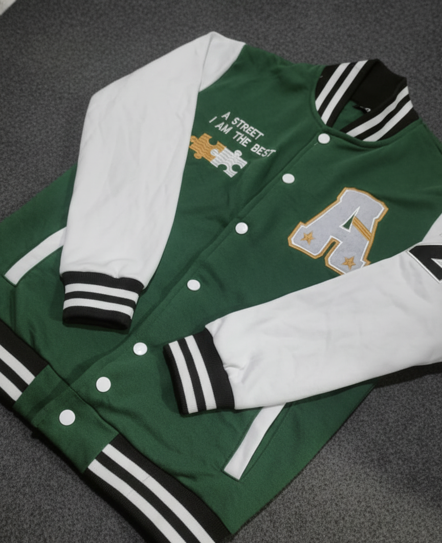 Premium Varsity Jacket for Men | Heavy 350+ GSM Winter Edition